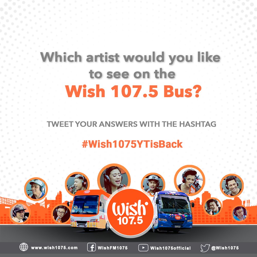 wish1075's tweet photo. Which ARTIST would you like to see on the @Wish1075 BUS?

Tweet your answers with the hashtag:

#Wish1075YTisBack https://t.co/UoyHGeu8G5
