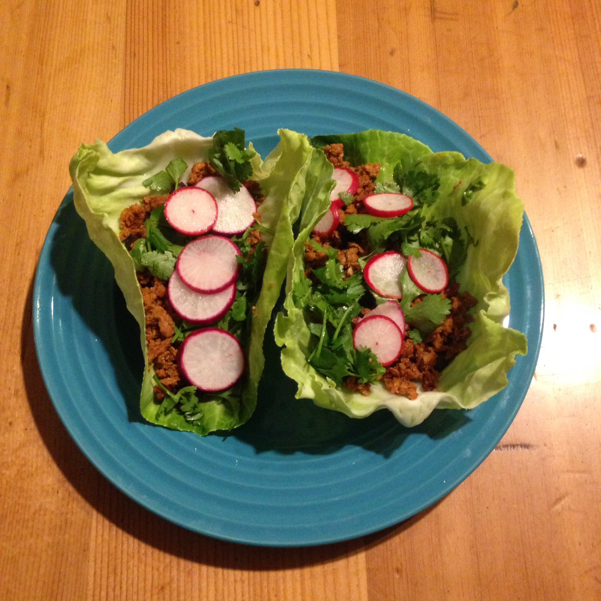 VanWafarmersmkt's tweet photo. Thanks for dinner @quackenbushfarm and @DonFelipePDX. Chicken chorizo tacos in conehead cabbage, with pickled radish and cilantro. 👌 https://t.co/36k8f8JQOD