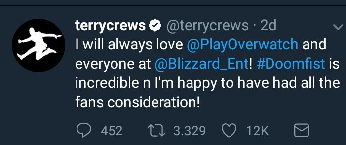 _Overwatchmemes's tweet photo. I really wished Terry crews to Voice #Doomfist . I think that blizzard still have plans for him.
#FellsBadMan #Overwatch https://t.co/tmIbvW8mrE