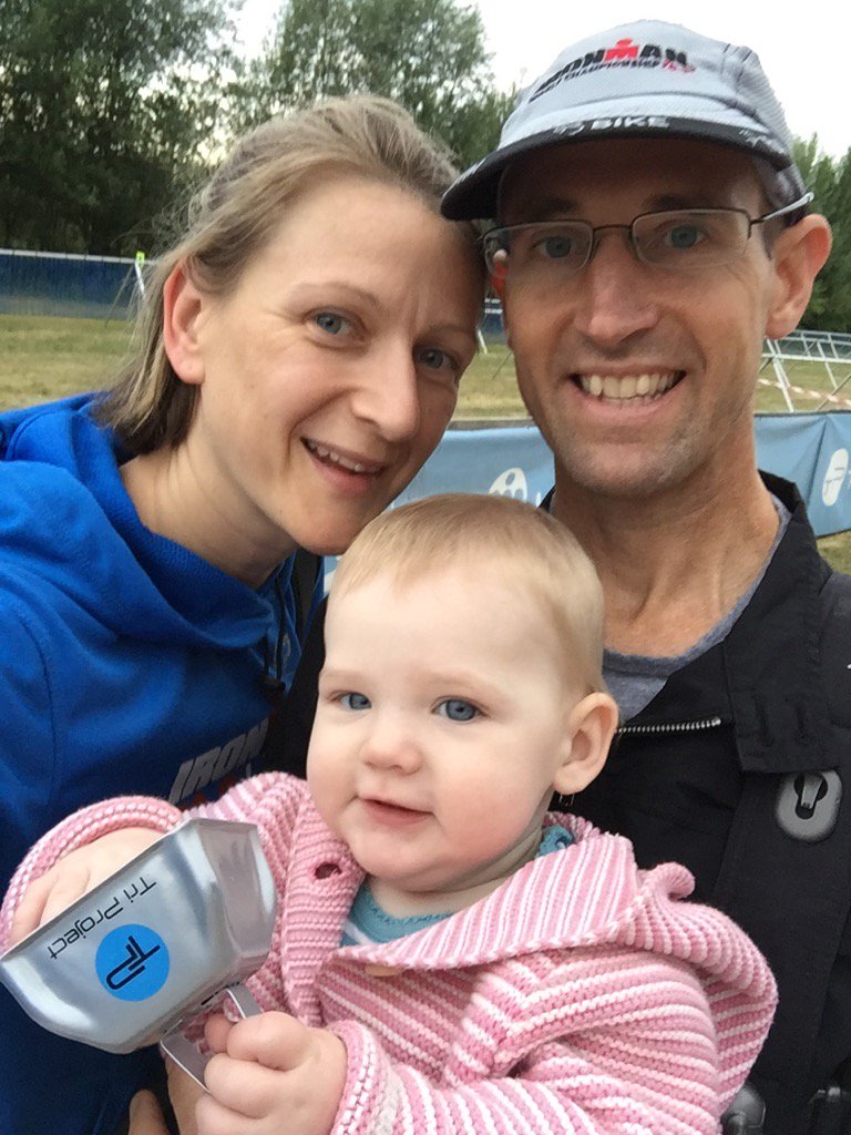 Josephineperry's tweet photo. A race momento a nine month old can really get on board with! #triproject #thorpeparktri https://t.co/5yk62FTPdd