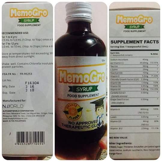 joyli2wayco's tweet photo. Make your Children Smart and Happy
Give them Memogrow everyday!
#Nhance #Multi_vitamins
Pm me/Call/sms: 09164907045 https://t.co/Z5kImvlEbs