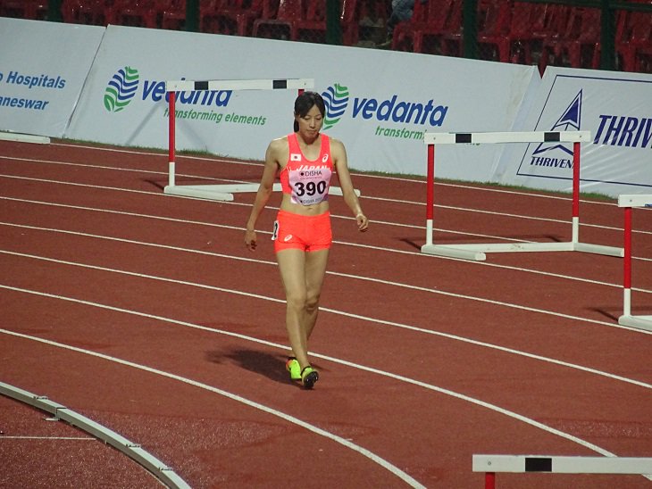 アジア選手権 3日目リザルト】 【女子】 400mH #青木沙弥佳 58.18