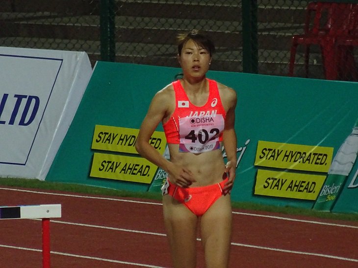 アジア選手権 3日目リザルト】 【女子】 400mH #青木沙弥佳 58.18