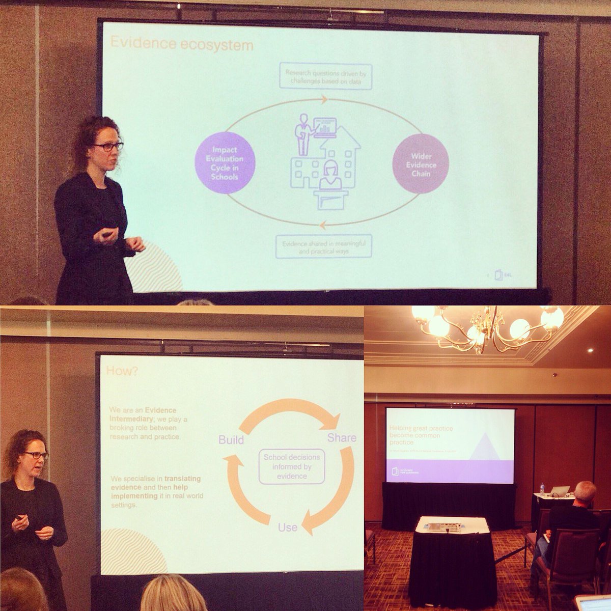 tvaughanEdu's tweet photo. Fantastic to share the @E4Ltweets @EduMelb #TLToolkit, @aitsl materials & @CEI_org report with passionate English Teachers today. #englit17 https://t.co/2TDvBqZNWC