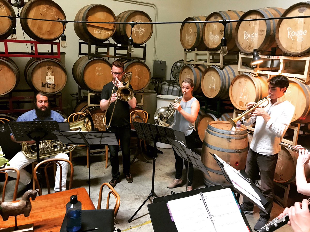nomad_session's tweet photo. Awesome rehearsal @EristaviWinery! Yes, there was wine tasting after ππ΅ #windoctet #chambermusic #SanFrancisco #ClassicalMusic https://t.co/7YDUkK9tat