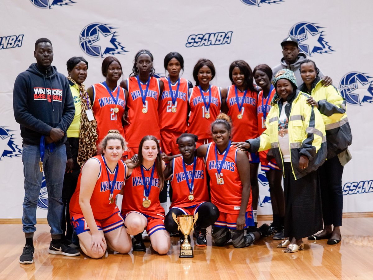 SouthSudaneseAU's tweet photo. Adelaide Warriors are your 2017 National Classic Open Women champions, defeating Canberra Eagles. #ssanba π· @adamglenmckay https://t.co/5UbXVevZQy