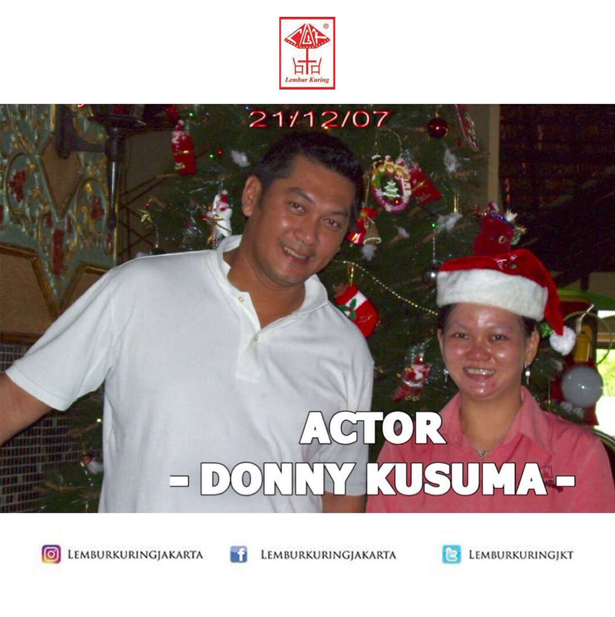 Aktor Donny Kesuma ketika berkunjung ke Lembur Kuring!