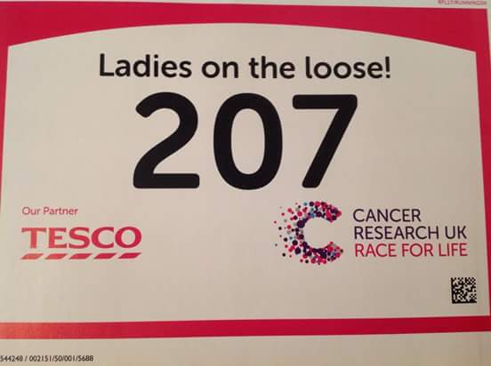 St John's staff team doing the Race for Life today - sponsor us if you can -  fundraise.cancerresearchuk.org/team/sams-team…