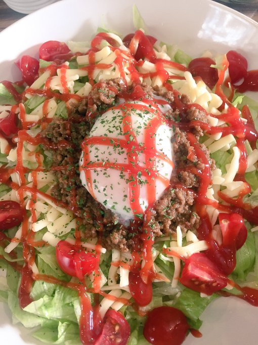 タコライスのtwitterイラスト検索結果 古い順