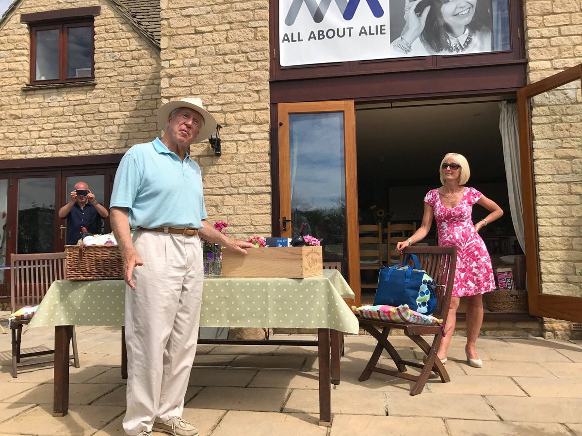 Great fun in the sun at Tina's picnic celebrating our gorgeous Alie and raising funds for research into #MND. Thanks so much Tina