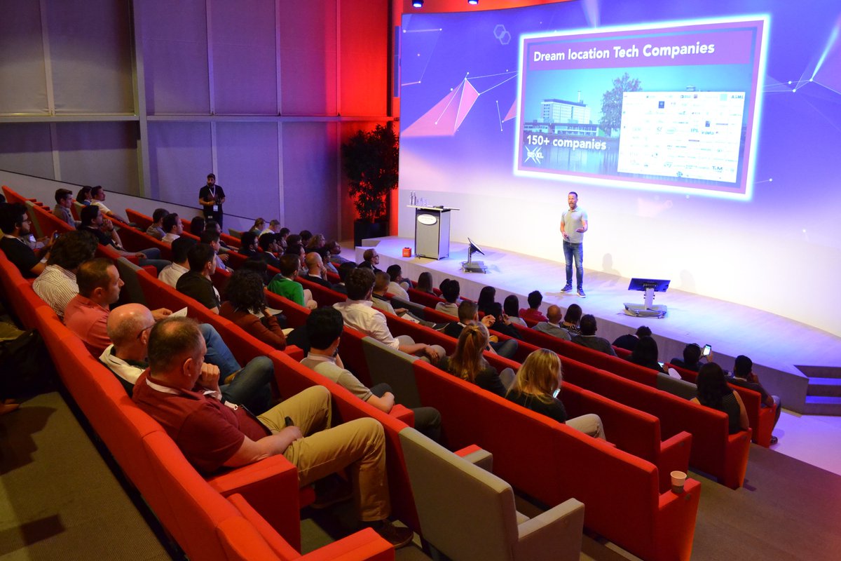 This is it! The #ImpactSummit is staring right now: Guus Frericks, our CEO, welcoming over 70 startups on the <a href="/hightechcampus/">High Tech Campus</a> #Eindhoven
