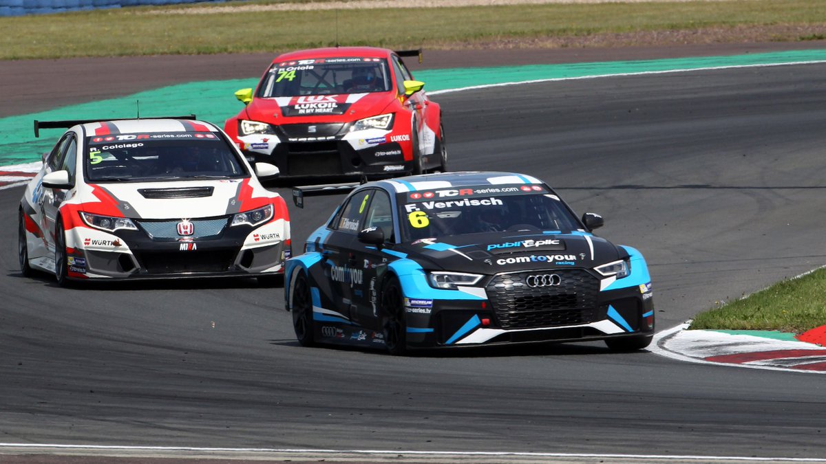 TouringCarTimes's tweet photo. #TCRSeries: Engine change for Frรฉdรฉric Vervisch sends him to the back in Germany https://t.co/fxL02OWFfW https://t.co/Q2D2pcLYN5