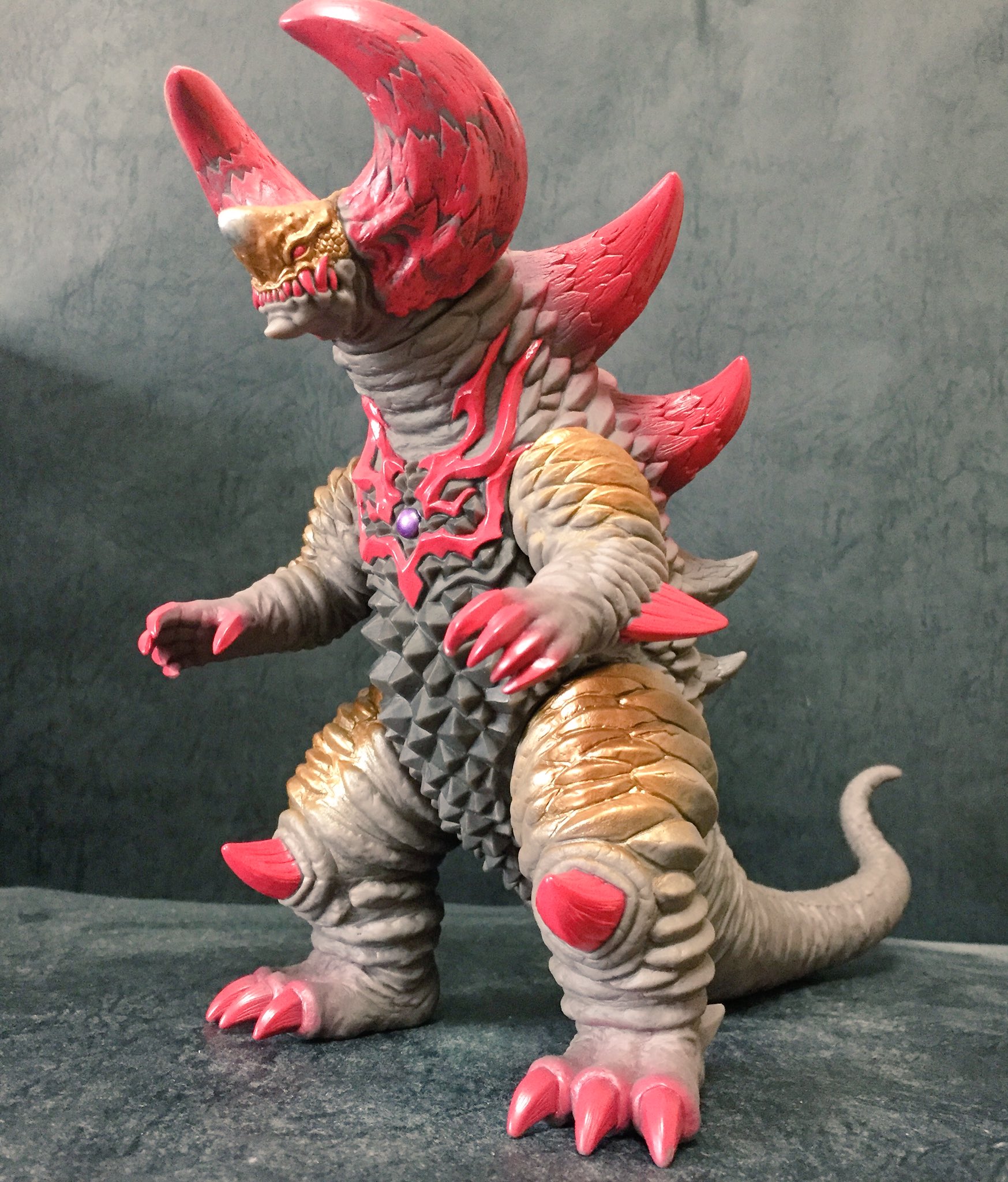 リペイント品 スカルゴモラ ウルトラ怪獣DX ソフビ スカルゴモラ リペイント品」ウルトラマン 怪獣ソフビフィギュア