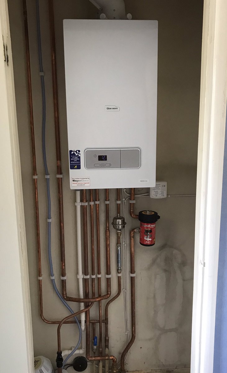 Another neat installation by one of our gas safe engineers #newboiler #glowworm #Uckfield