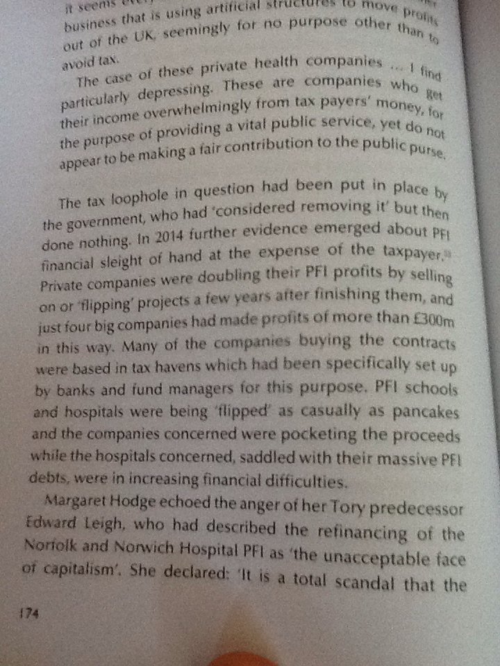 keepnhspublic's tweet photo. It was claimed PFI would recycle NHS money back into the system via taxes. How naive/cynical are our politicians? https://t.co/et6t3siCMg