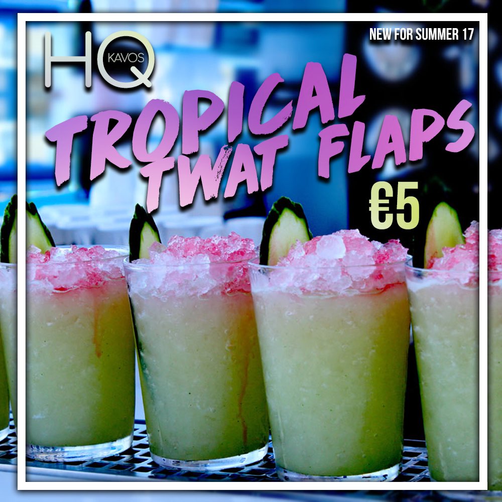 Who's on it?? Get down tonight from 10pm and get your hands on our naughtiest cocktail!! 
👌🏻👌🏻👌🏻😍😝🍹🍹🍹