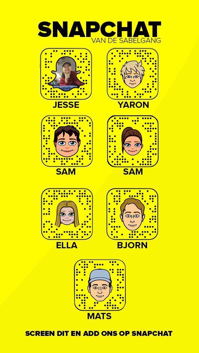SabelGang's tweet photo. Screen dit en voeg ons toe op Snapchat! 👻 https://t.co/JNHgHJDAzZ