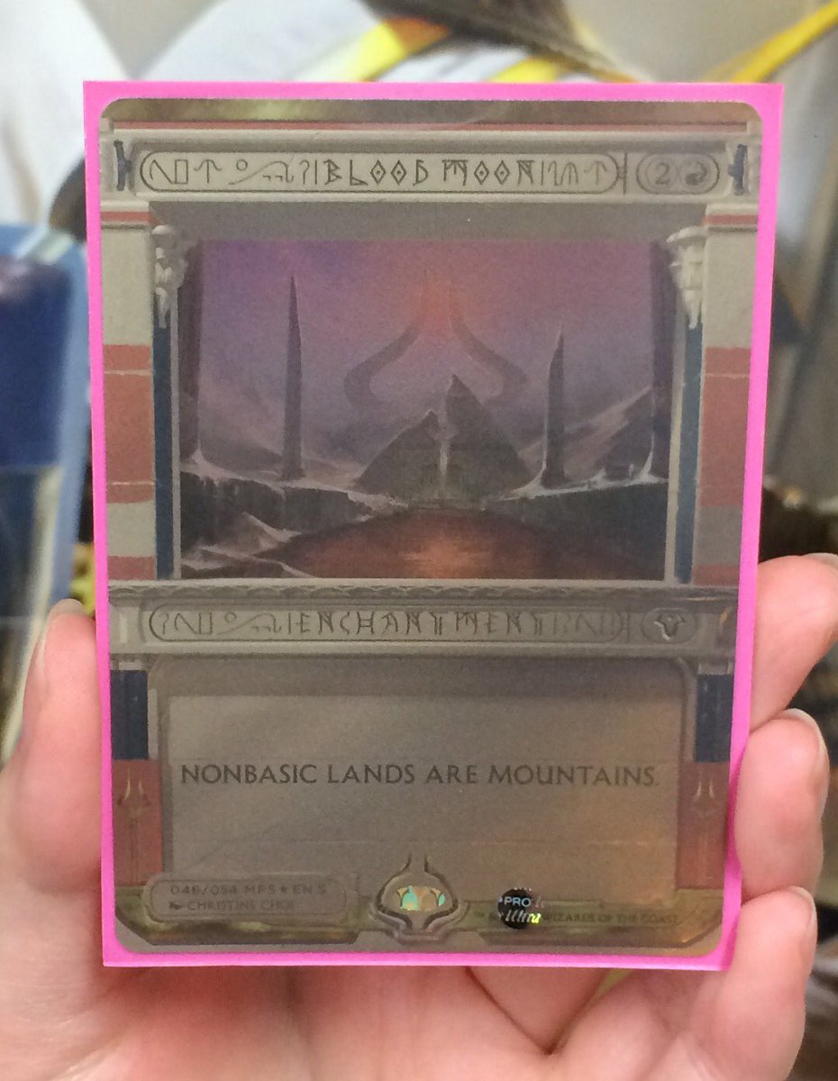 Mint浦和店 プレリお疲れ様でした 本日を締めくくる1枚 マスターピース 血染めの月 川も血に染まっております カンペキ 刻が来る ミント浦和店にてプロモカード付き破滅の刻ボックス予約まだ間に合う 王神のご帰還を盛大に迎えましょうぞ