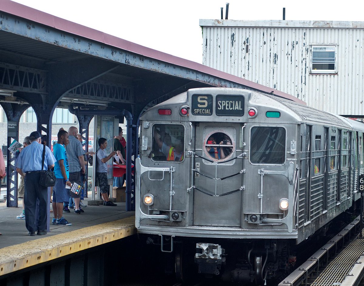 NYTransitMuseum's tweet image. Take our #TrainofManyColors on a #NostalgiaRide to #ConeyIsland on Saturday, July 30th. Tickets: nytransitmuseum.org/program/coneyi…