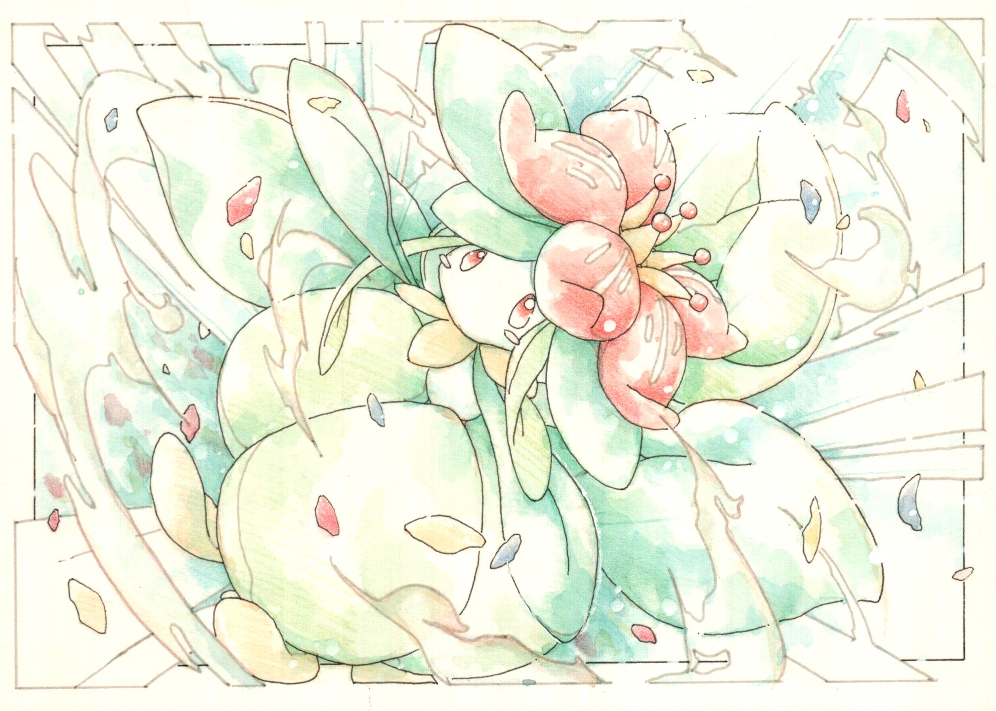 Inori 今日のポケモン図鑑 ｎｏ ５２８ ドレディアの ブルームシャインエクストラ T Co 17n5teho2y Twitter