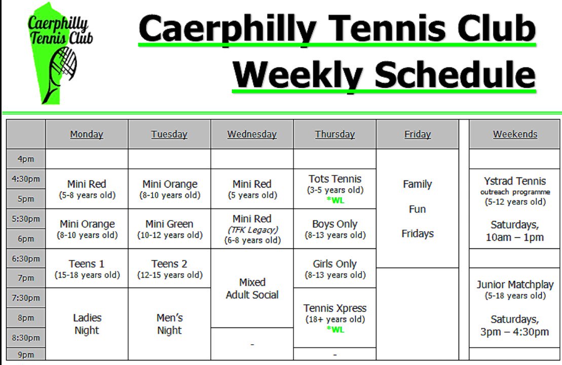 CaerphillyLTC's tweet photo. Summer holidays at #CTC!
Coaching, #FamilyFunFridays, #YstradTennis, 15 Mini Tennis camps plus 5 Teen Masterclasses!
https://t.co/6y2D3nmXQa https://t.co/z3j3kPeVtz