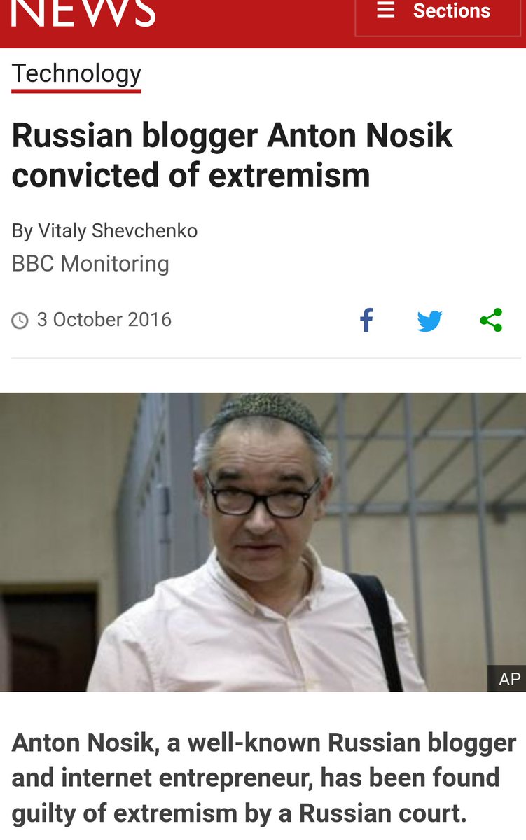 Anton Nosik was accused of extremism for a note about the war in Syria 04/26/2016 1 Anton Nosik was accused of extremism for a note about the war in Syria 04/26/2016 54