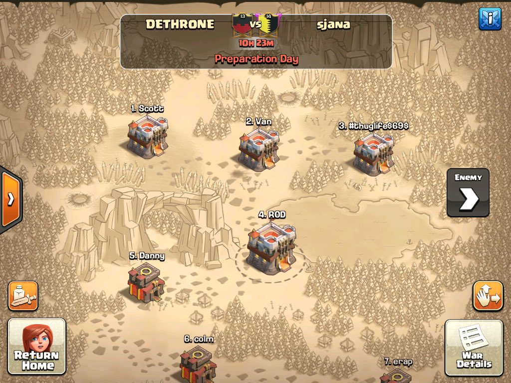 Nice random war spin befor #cocpotluck GL <a href="/SjanaCOC/">Sjana</a> ☠🍻 4/8/1/9s vs 5/6/9s