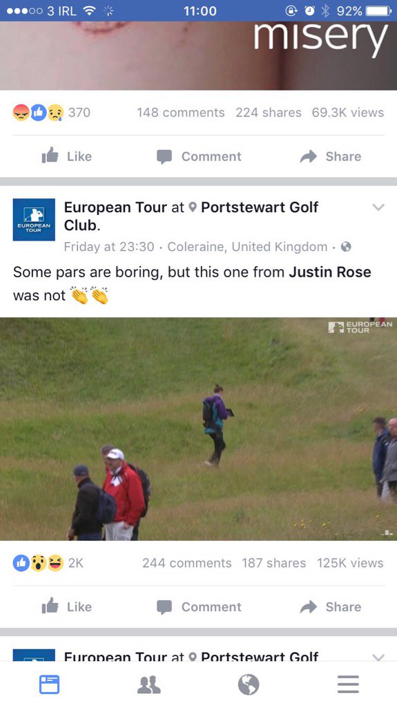 bobertle49's tweet photo. How wrong is this Irish open in the United Kingdom . Some joke why do we tolerate this carry on in this country . https://t.co/9EL6YyzLHi