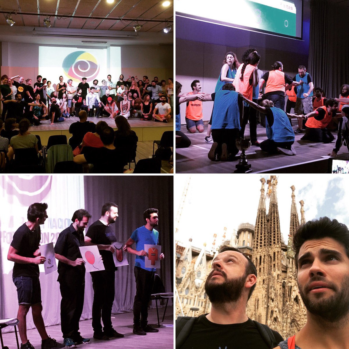 Una ciudad maratoniana donde la creatividad no deja de fluir.
Un placer reencontrarnos con amigos.

Gracias por el cuerazo <a href="/BcnMaratonImpro/">BCNMaratonDeImpro</a>