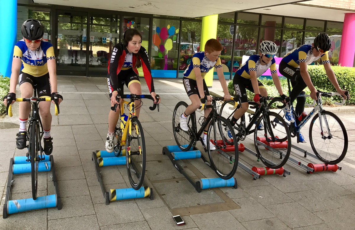 MIRacingAcademy's tweet photo. Warm ups for National Road Champs.  Go team MI!. https://t.co/uI1duRYrKz