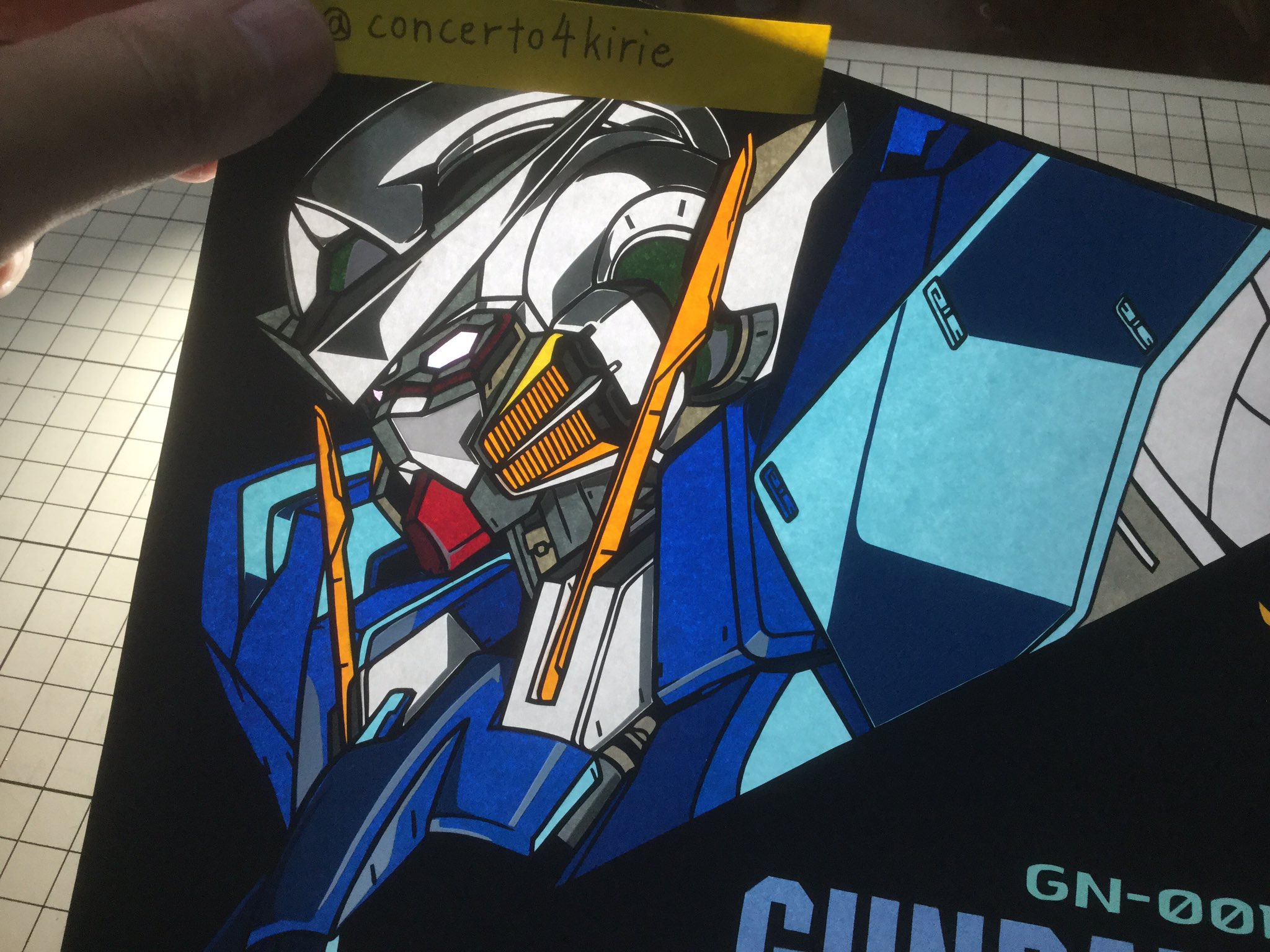 切り絵】1stガンダム【機動戦士ガンダム】 / へるねこ。 さんの