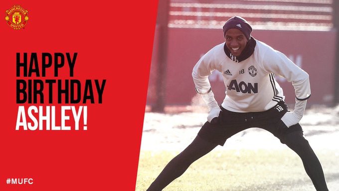  happy birthday Ashley Young  