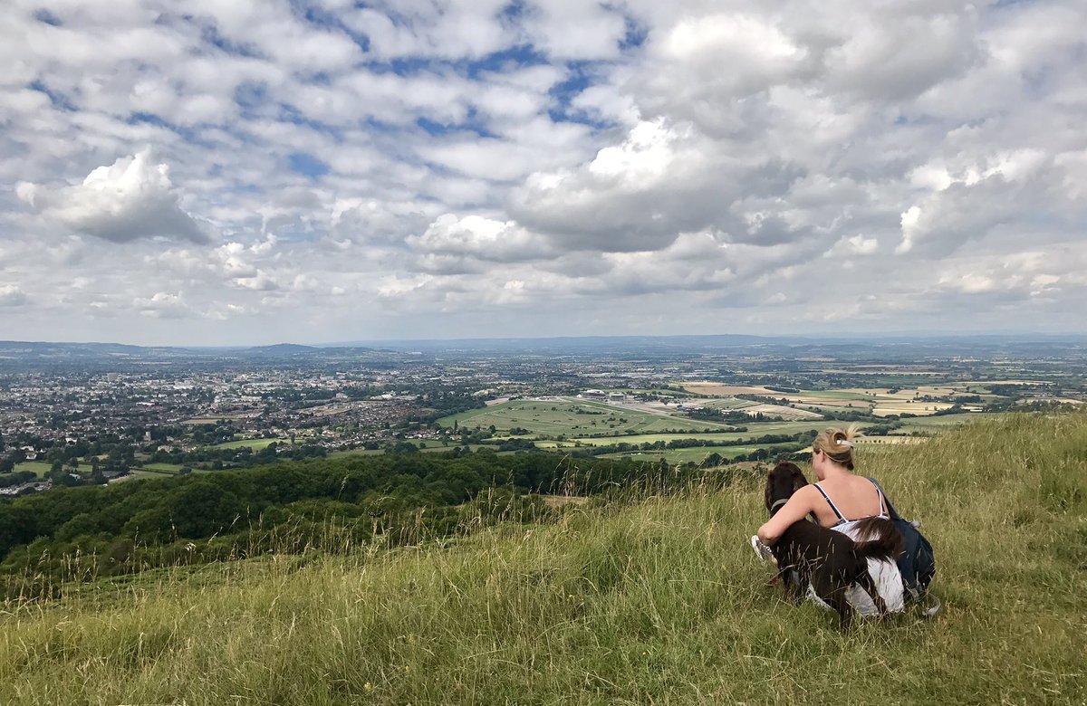 <a href="/CheltenhamRaces/">CheltenhamRacecourse</a> from #CleeveHill this morning