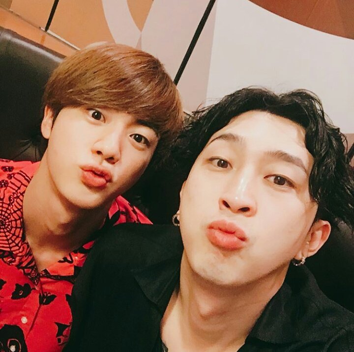 BTS A.R.M.Y on Twitter "[sleepysta/IG] 월드와이드핸섬 진을 만났다😃