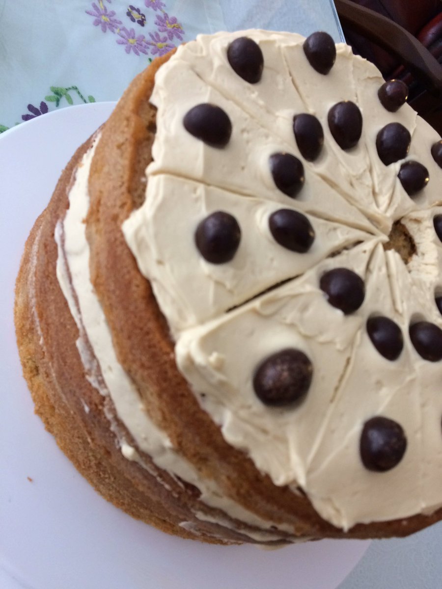 PrometheusGear's tweet photo. Triple layer coffee and amaretto cake. #ladyrosetea#cake https://t.co/mNJRczsX0e