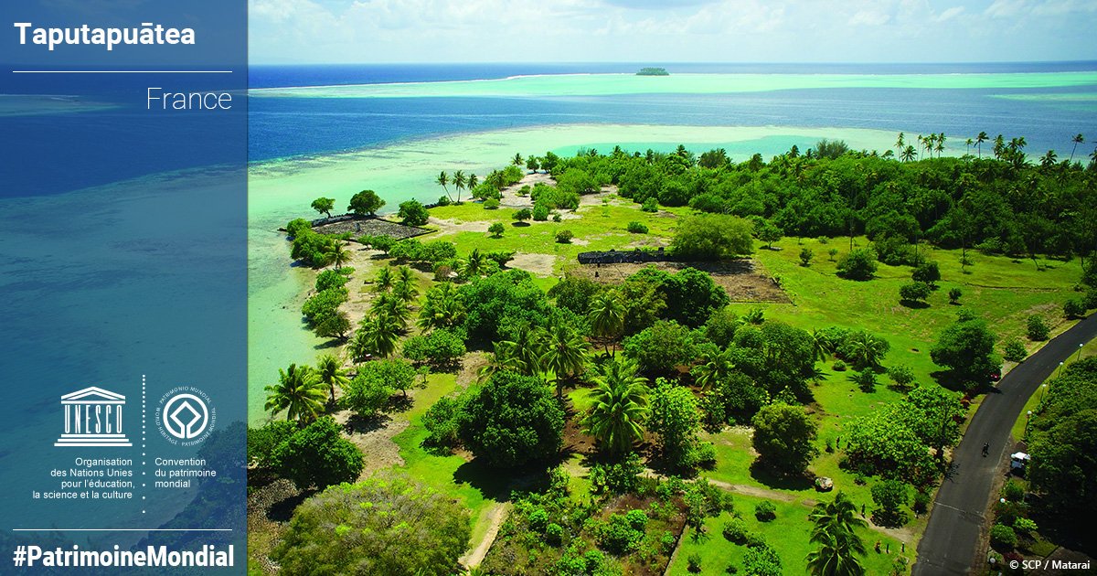 outremers360's tweet photo. #Polynésie: Le Marae Taputapuatea inscrit au #Patrimoinemondial de l’UNESCO https://t.co/vP5vrLICDg https://t.co/LR6CpCGlny