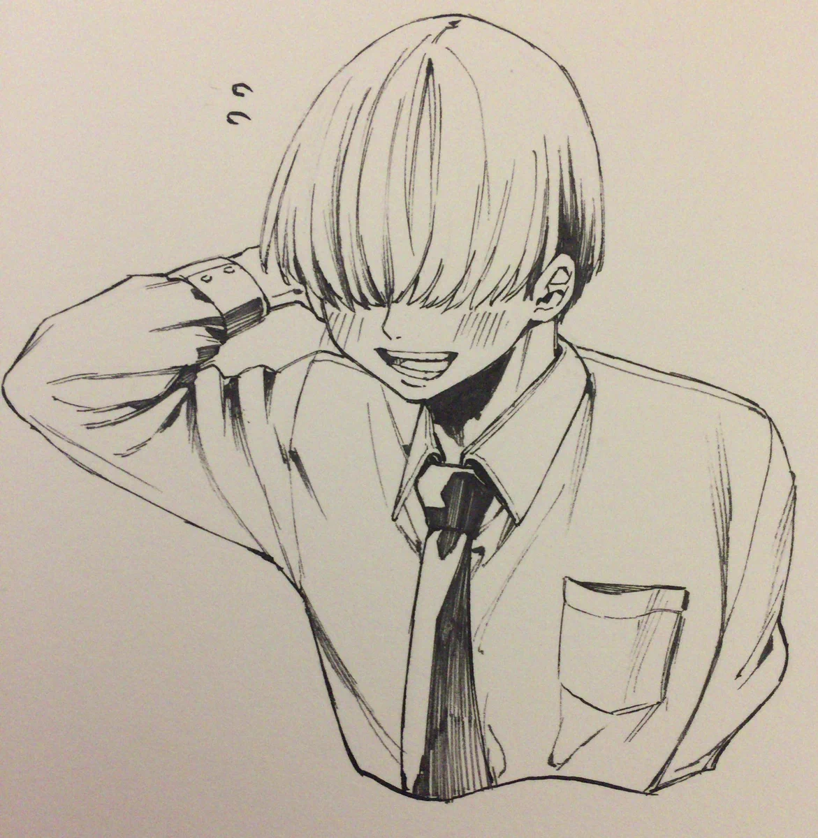 目元が隠れている陰キャラに限って素顔がイケメンww