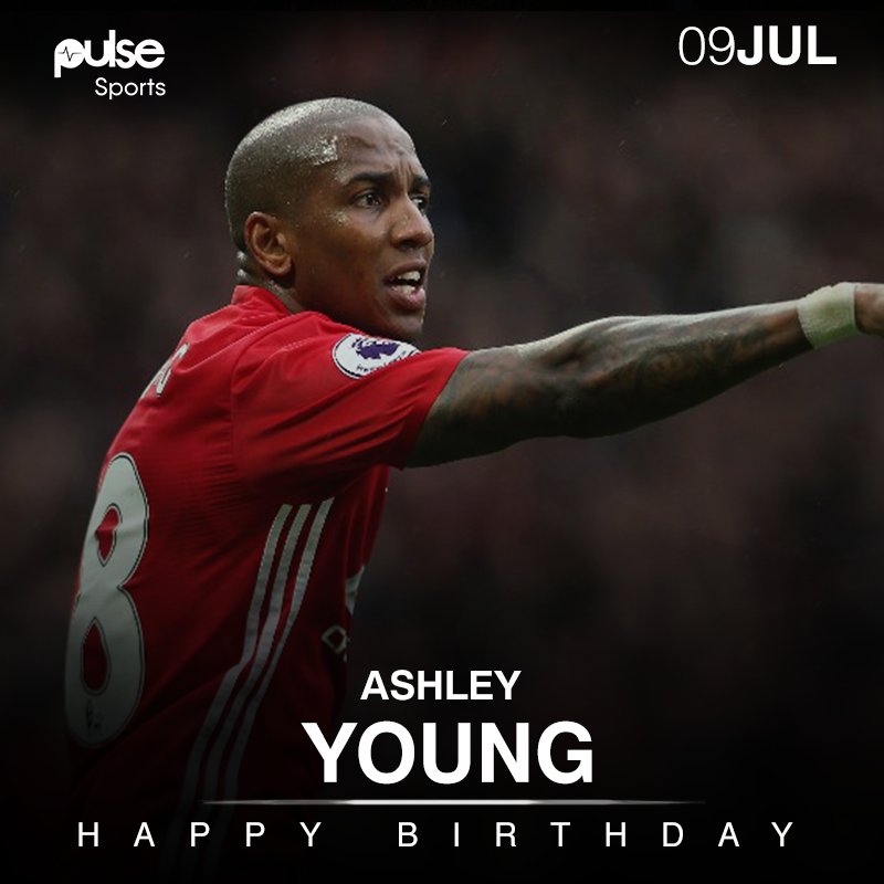 Happy 32nd birthday, Ashley Young! 