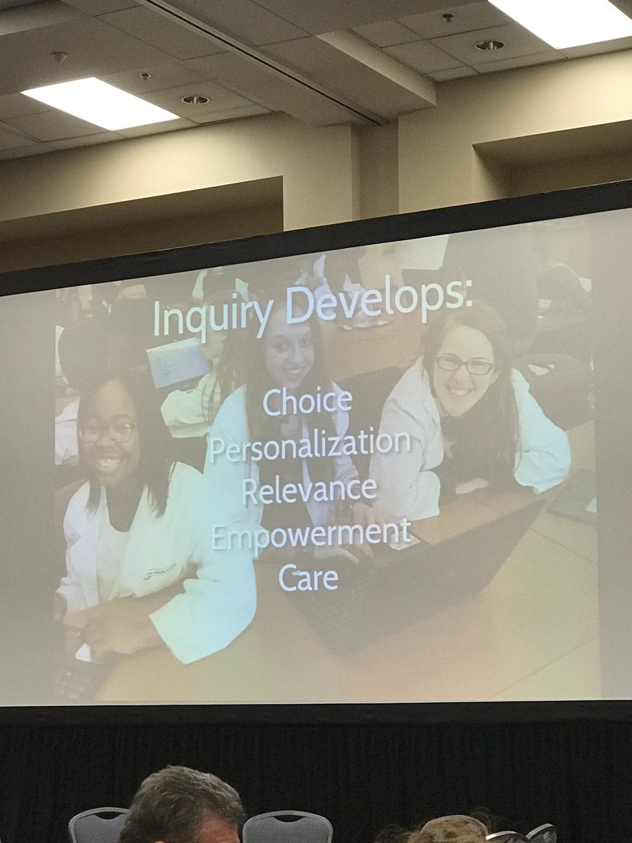 Chris Lehmann speaking about inquiry need to go see his school next year #NPC17