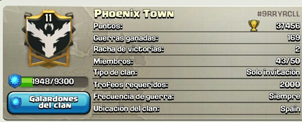 Miguelonsapo's tweet photo. PHOENIX TOWN,#9RRYRCLL,permanecera abierto 90 minutos para reclurar miembros.Ayudar con RT.GRACIAS.
TH9-20/20
TH10-30/30
TH11-40/40 https://t.co/TCUAxoVmn2