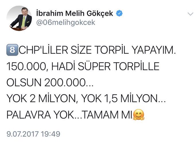 Resmi Twitter'da görüntüle