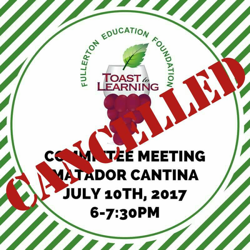 fullertontech's tweet photo. Tomorrow's 🍫🍬🍭meeting is cancelled! Join us next month! #FEF #AWorldofPureInnovation #ToastToLearning https://t.co/8TJAVv821n