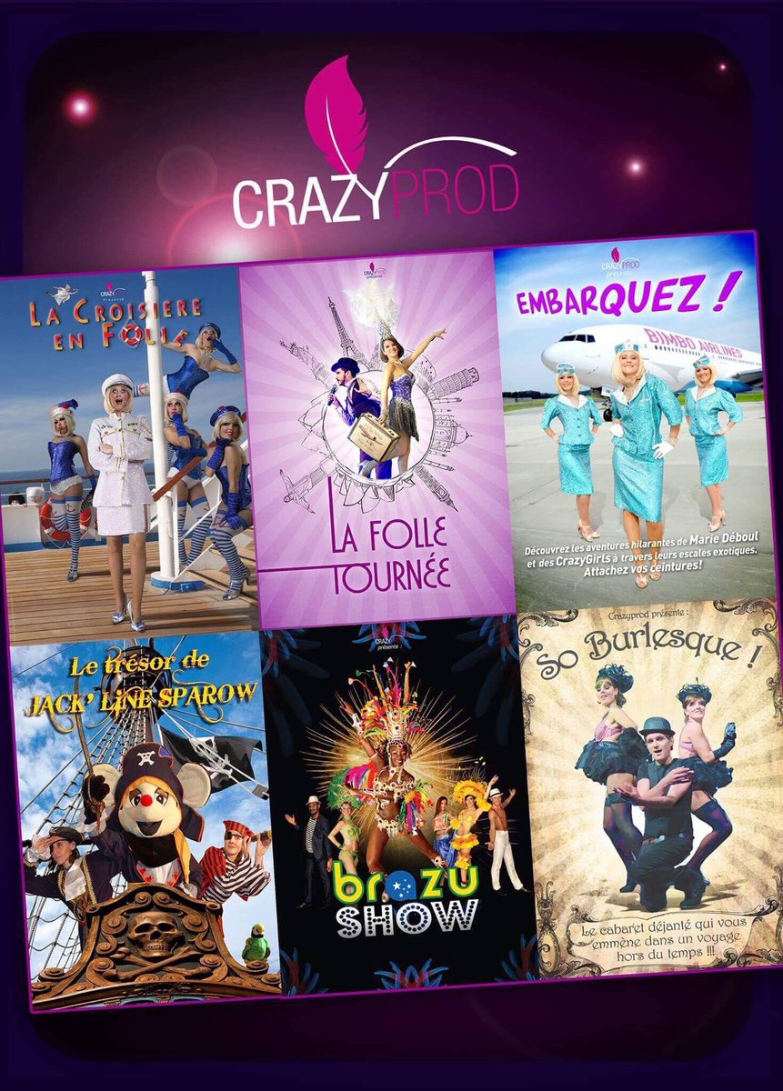 crazygirls59's tweet photo. Nouvelle plaquette des crazy!! Beau travail de #raphdagraphone #crazyprod https://t.co/czEQxQlxHv