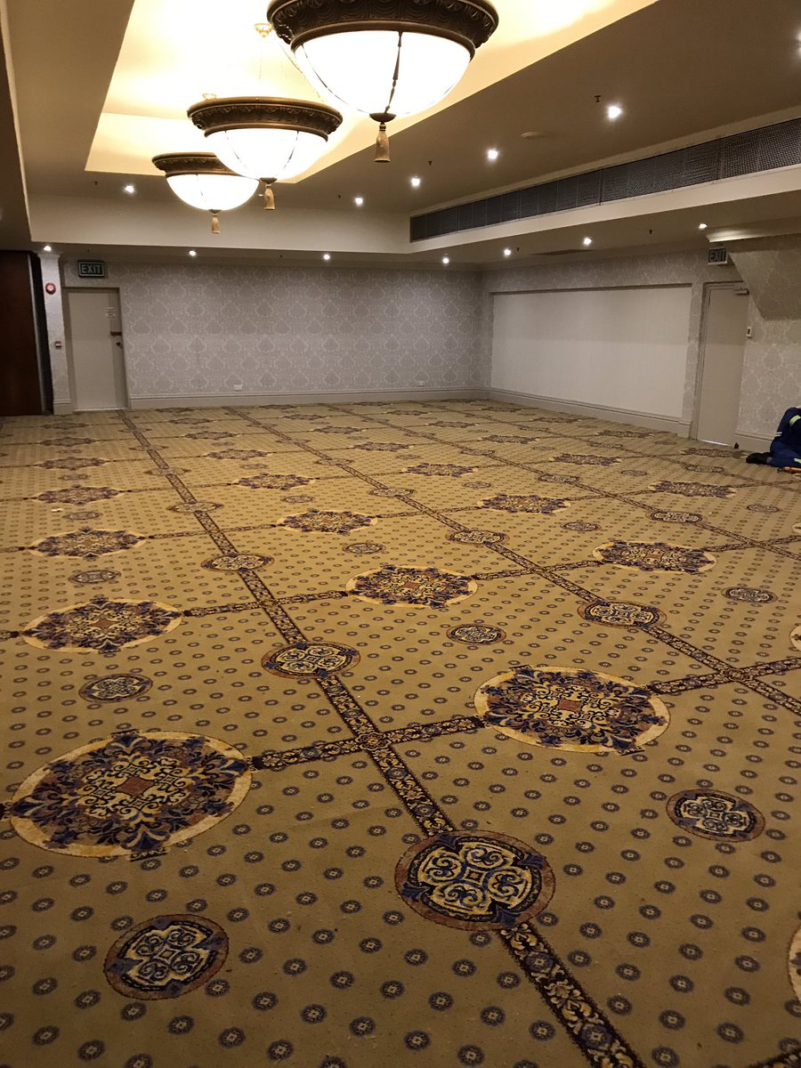 Sinjonp's tweet photo. New custom designed carpet tiles at the Grand Palm Conference Rooms. https://t.co/HM9VhQerjD