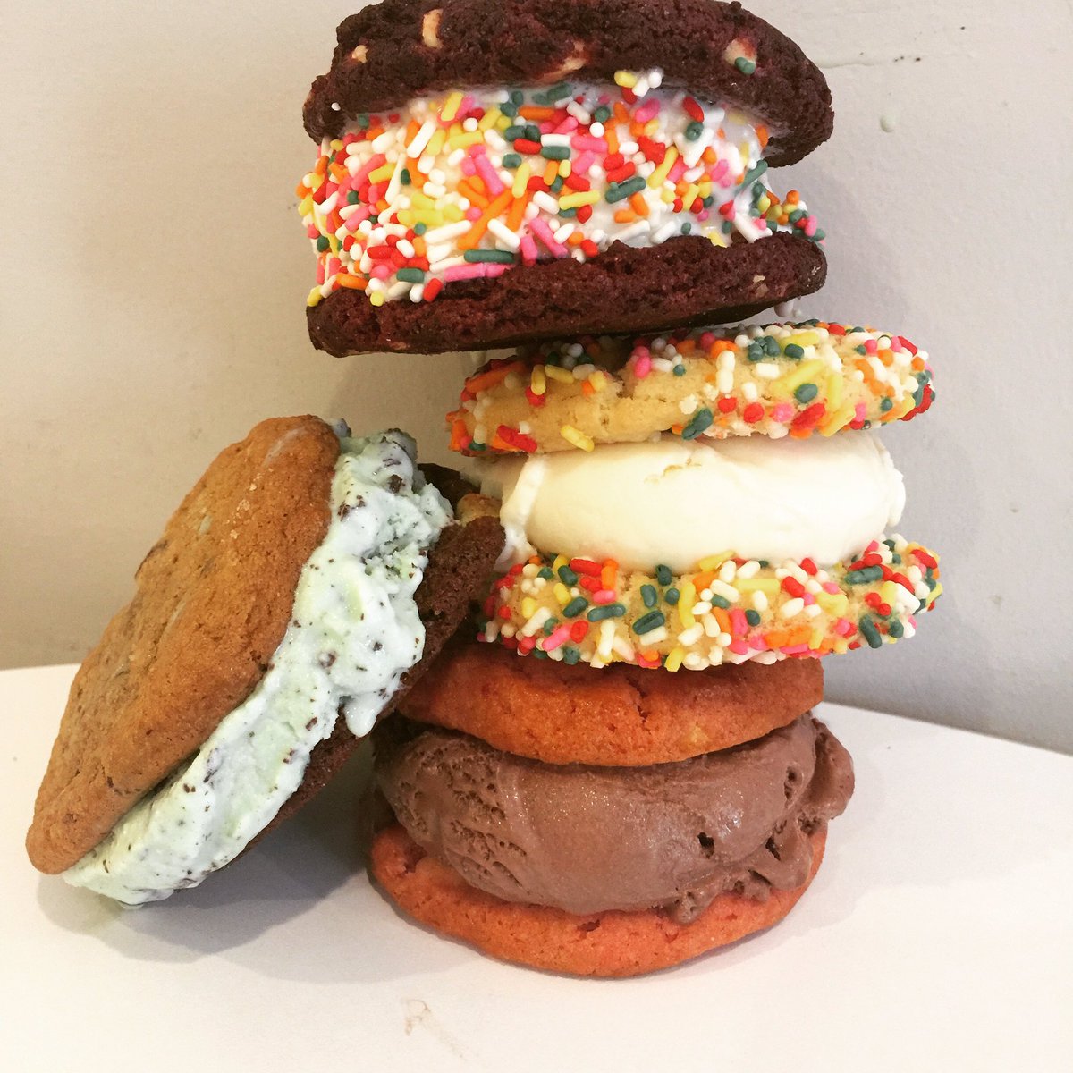 2nd Sunday Specials: Ice Cream Sandwich only $5. Pick any 2 cookies and any ice cream. Also, Iced tea only a buck.