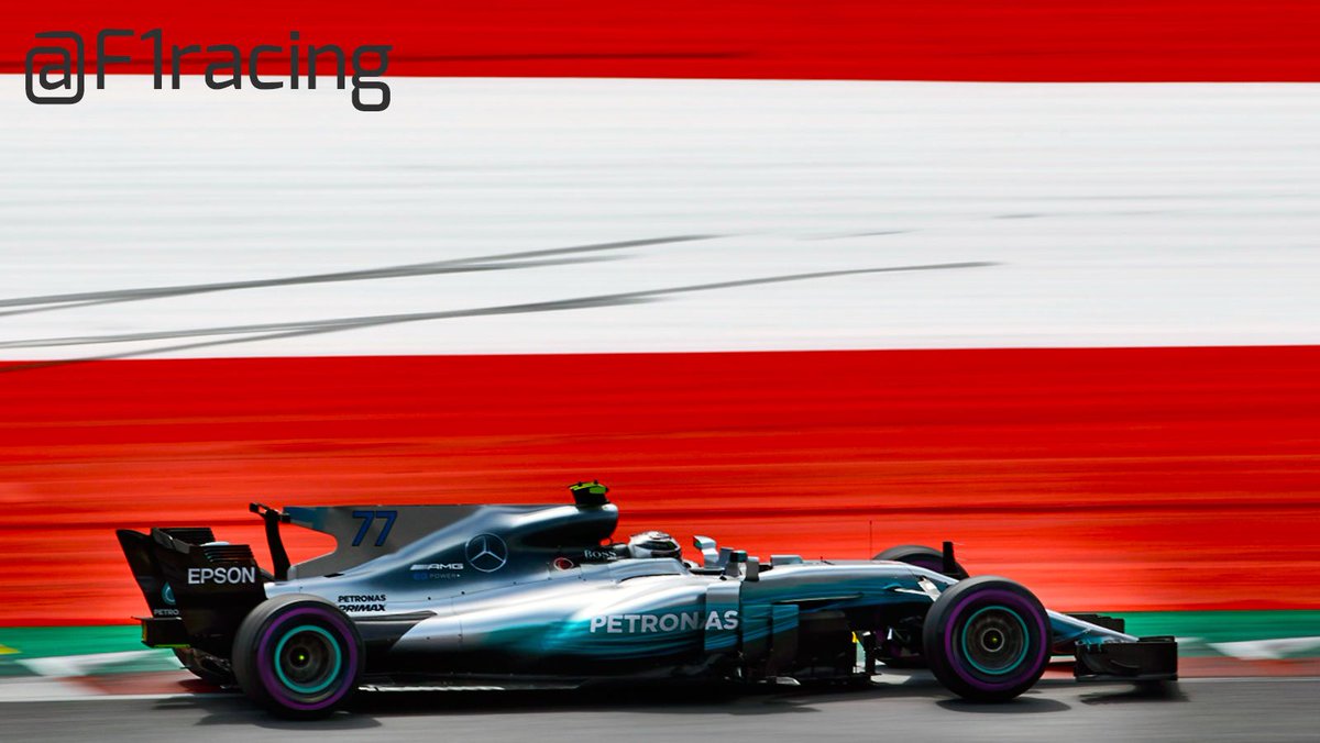 F1racing's tweet photo. VALTTERI BOTTAS WINS the 2017 AUSTRIAN GRAND  PRIX for MERCEDES from POLE TO FINISH!

#F1 #F117GRZ #GRZ #AustrianGP https://t.co/ruOSeZQz0b