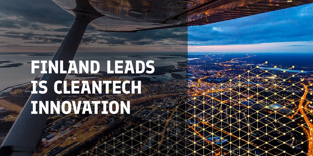 CleantechFIN's tweet photo. 100 years of #innovation excellence – #Finland is ranked in global TOP 3 in cleantech innovation! Read story: https://t.co/qka0uEmL7t https://t.co/BOj747aEuX
