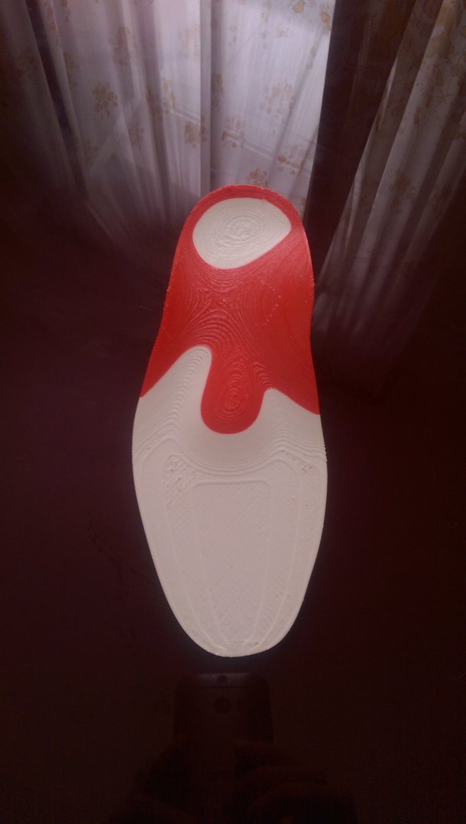 Stampatreddi's tweet photo. Orthopedic insole at different hardness..print Whit Flexilis orthopedic @MakeShaper @3dfootwear @3dshoe @FeetzShoes @DesignBox3D @Dynamo_3D https://t.co/tmBuzsUB5e