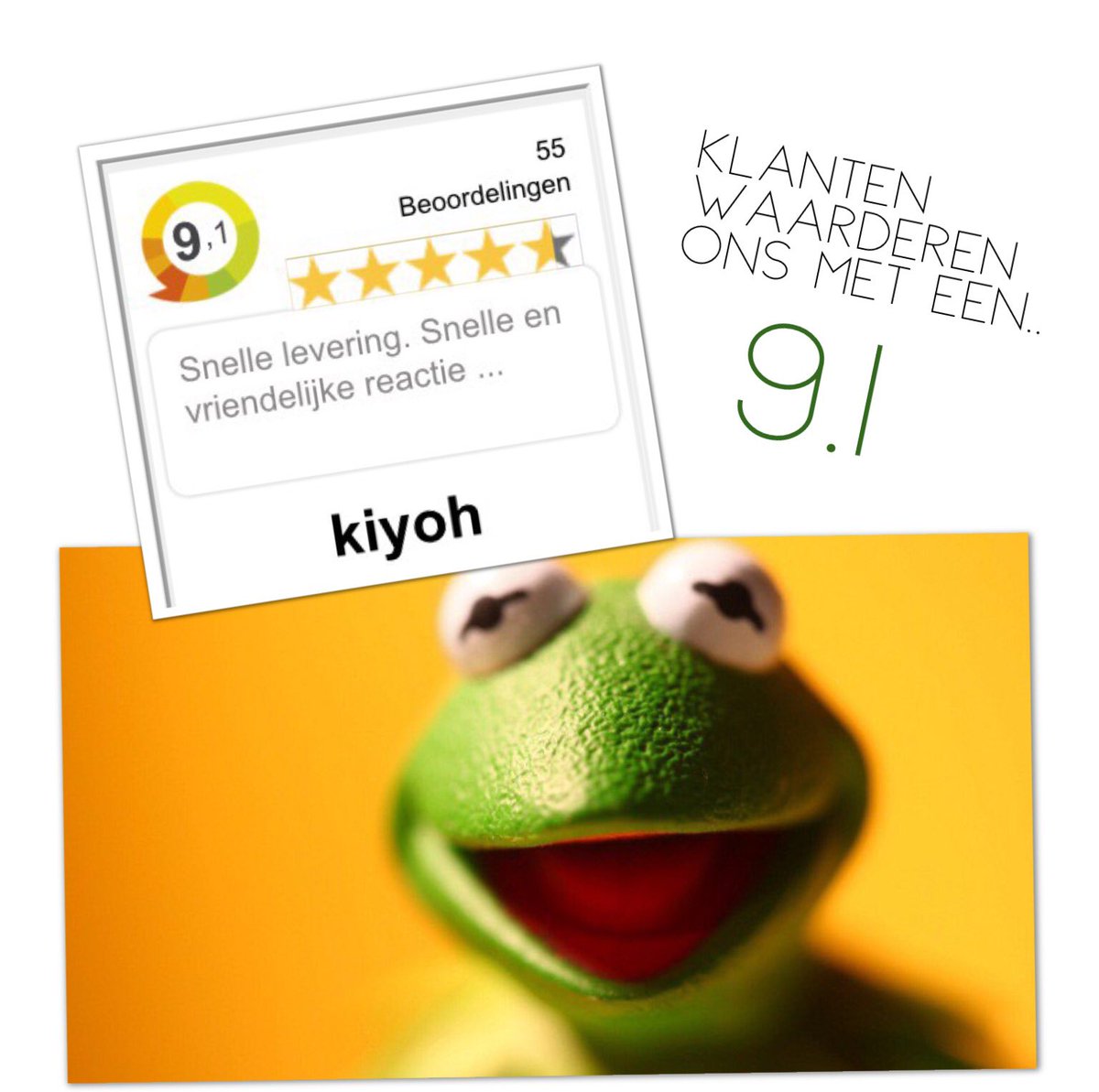 Wij zijn blij en dankbaar dat ondanks de nare periode die wij sinds 2.5 week doorstaan, klanten ons waarderen met dit mooie cijfer! 

#trots