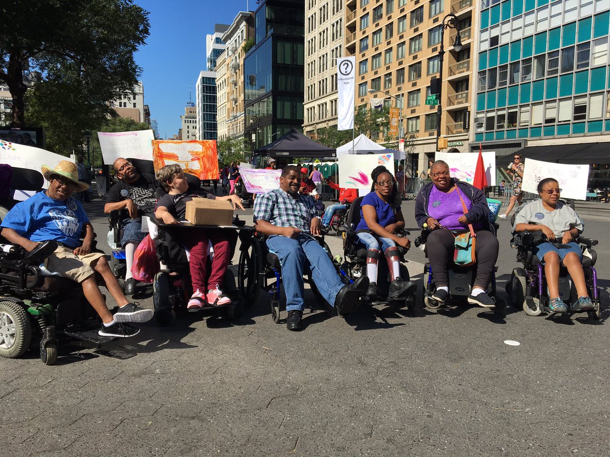 Today is the day!! The #DisabilityPrideNYC march kicks off at 11am today in Union Square. Who's ready??